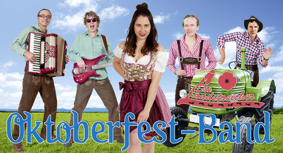 Die Landstreicher als Oktoberfestband