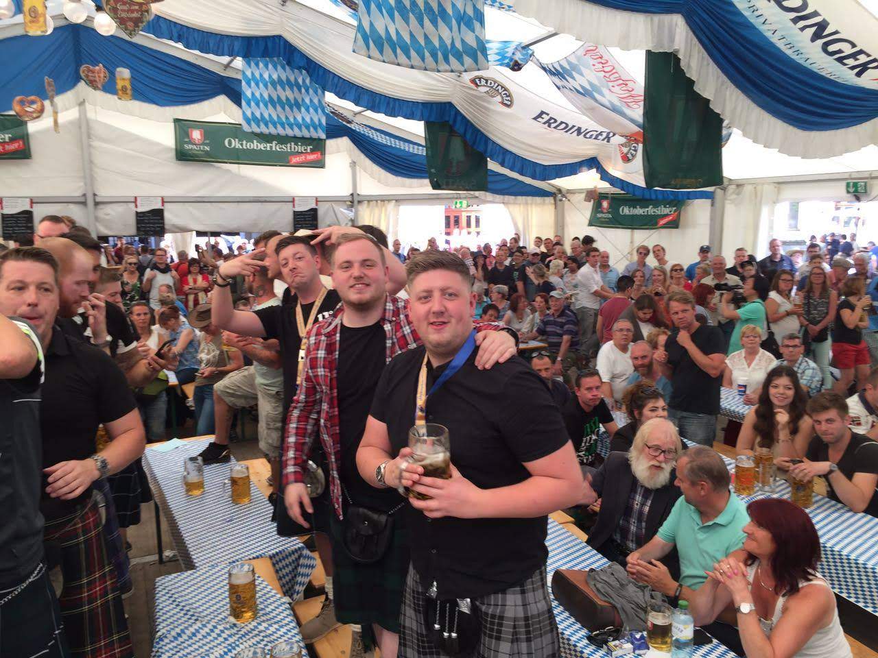 Live-Performance der Landstreicher