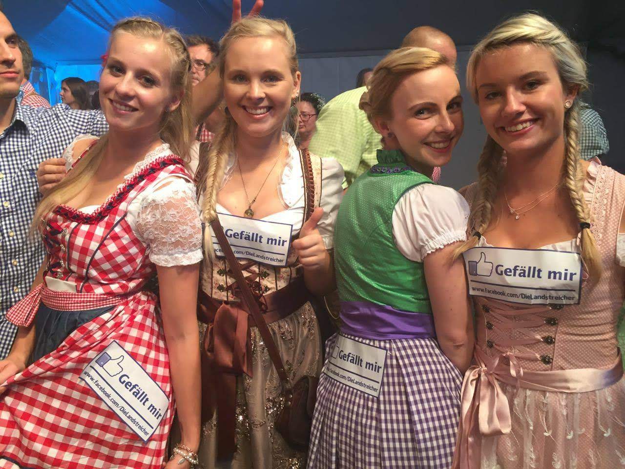 Partystimmung beim Oktoberfest
